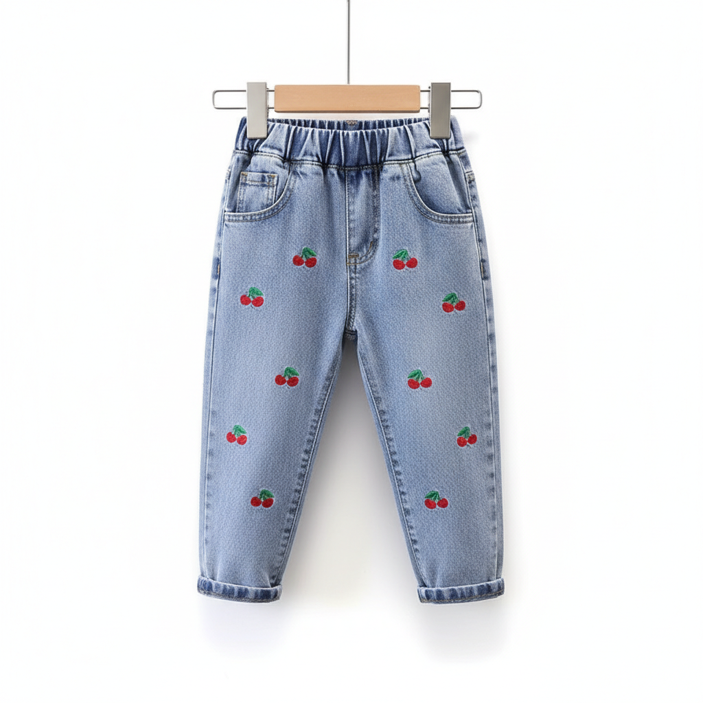 Alva Barnjeans ljus denim