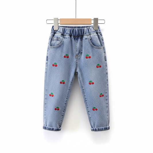 Alva Barnjeans ljus denim