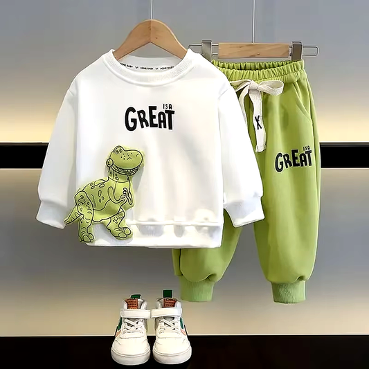 2-delat Dinosaurie Set för Barn