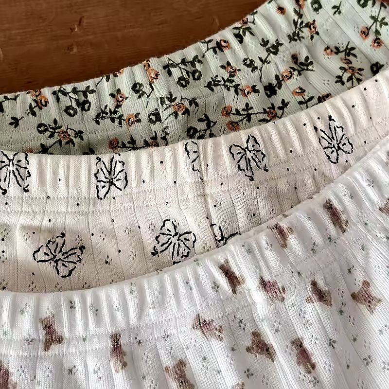 Sommarklänning för Flickor – Bomull med Axelband & Blommigt Mönster