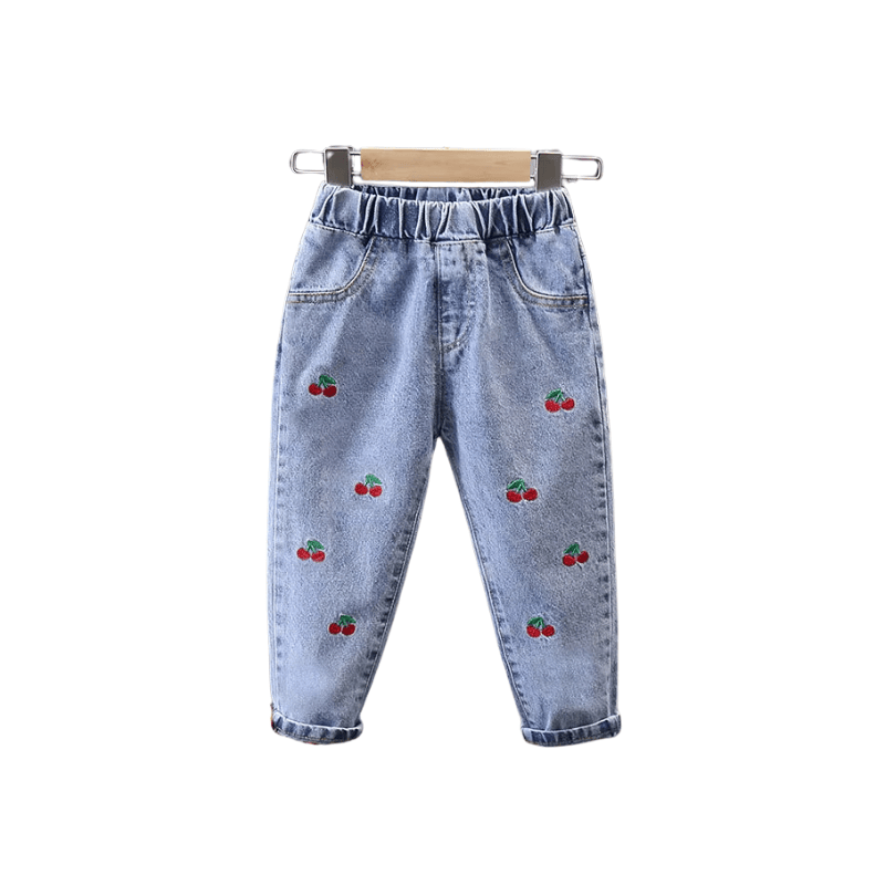 Söta Jeans med Motiv