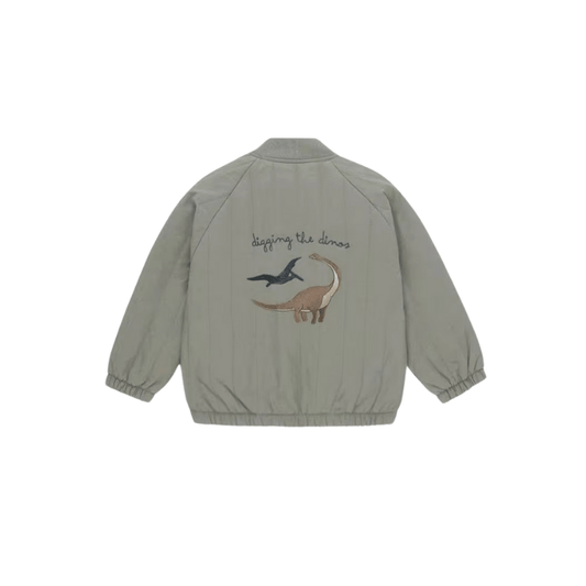 Quiltad Barnjacka med Broderi