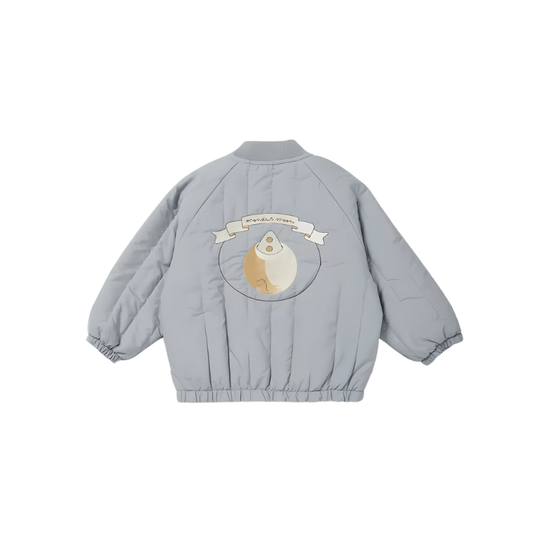 Quiltad Barnjacka med Broderi